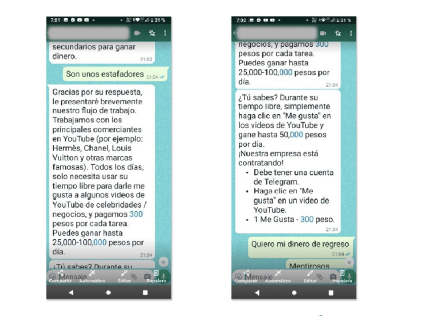 Las estafas con criptomonedas con ofertas laborales van al alza. 